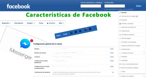 Caracteristicas de Facebook