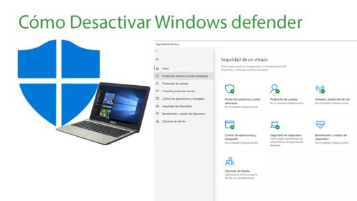 Como sesactivar Windows defender