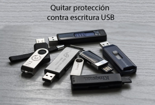 proteccion de escritura de USB