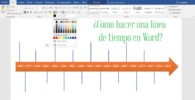 lineas de tiempo en word